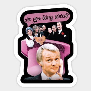 are you being served? Sticker